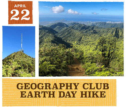 Geography Club at the University of Hawaiʻi at Mānoa - Spring 2018 - Hike